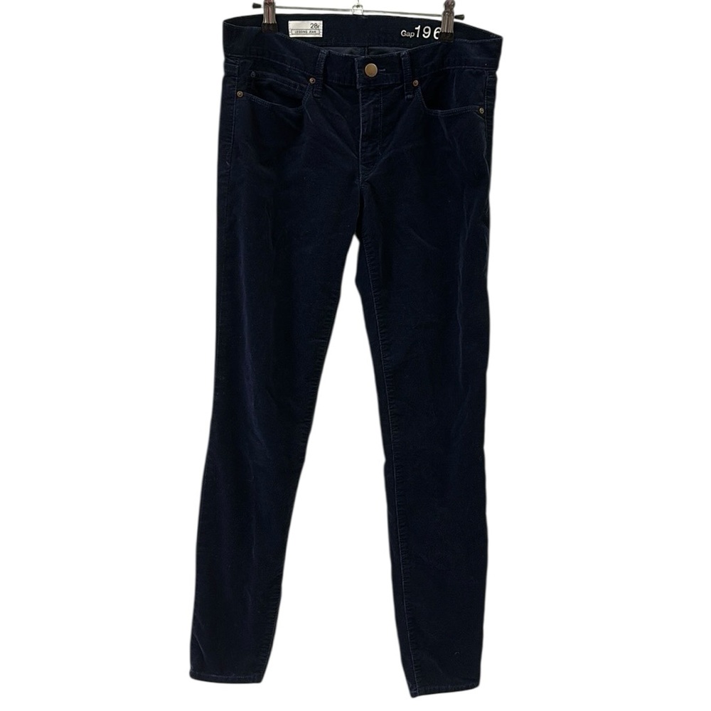 Gap 1969 Pincord Corduroy Mid Rise Skinny Legging Jeans Womens 28 Regular